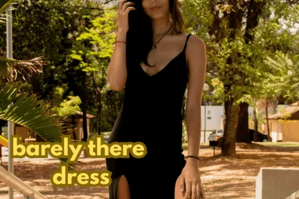 barely there dress