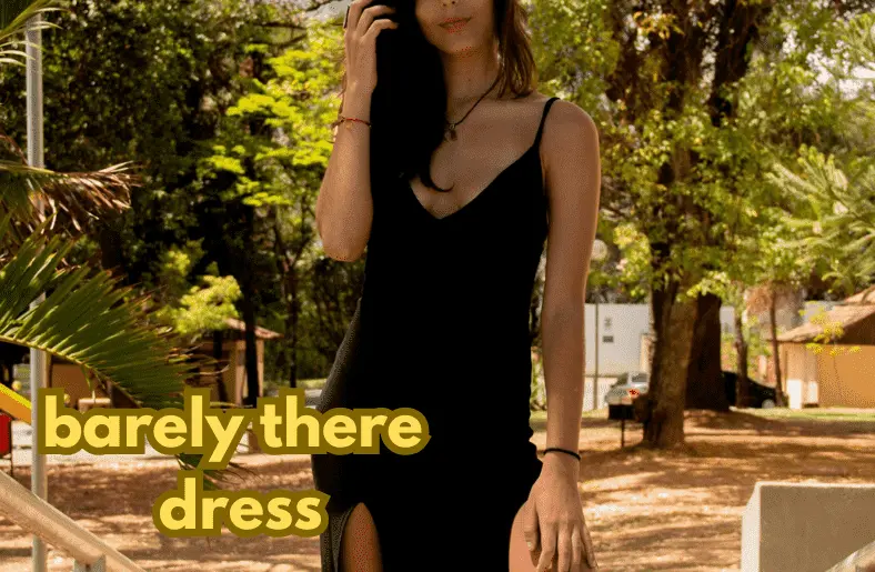barely there dress