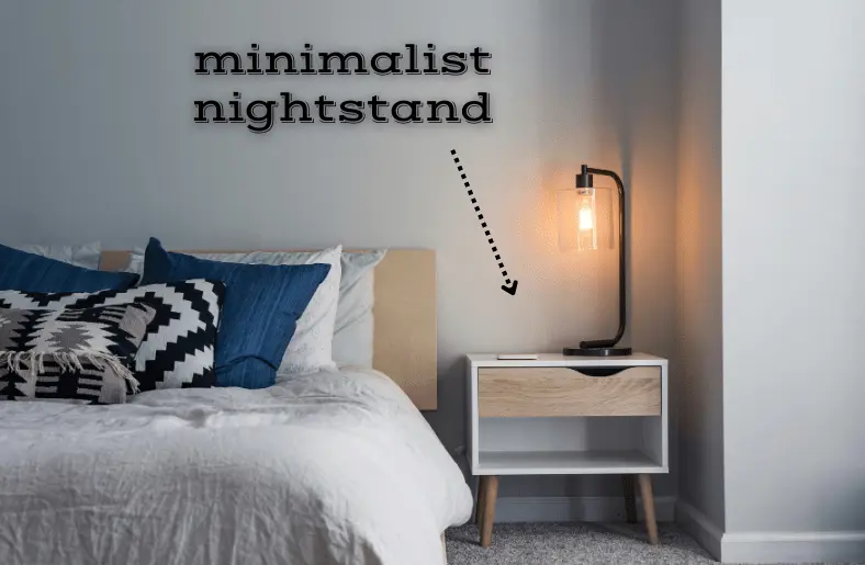 minimalist nightstand